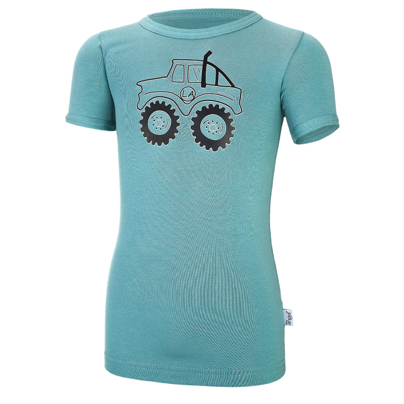 Little Angel Tričko tenké KR obrázek Outlast® - tm.lišejník-auto Velikost oblečení: 122