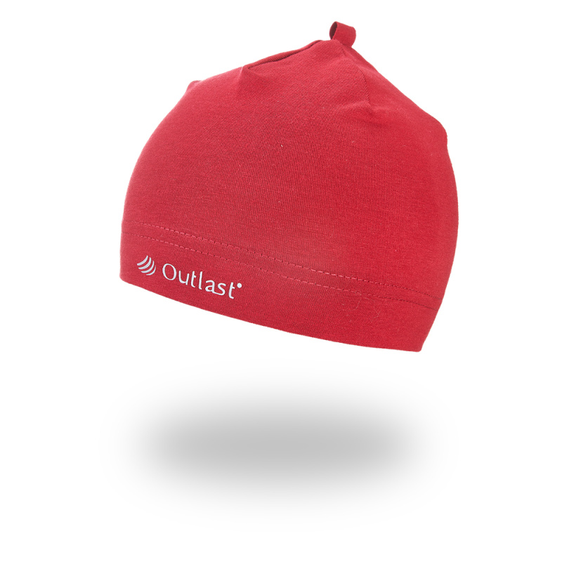 Little Angel Čepice tenká Outlast® - scarlet Velikost čepic: 3 | 42-44 cm