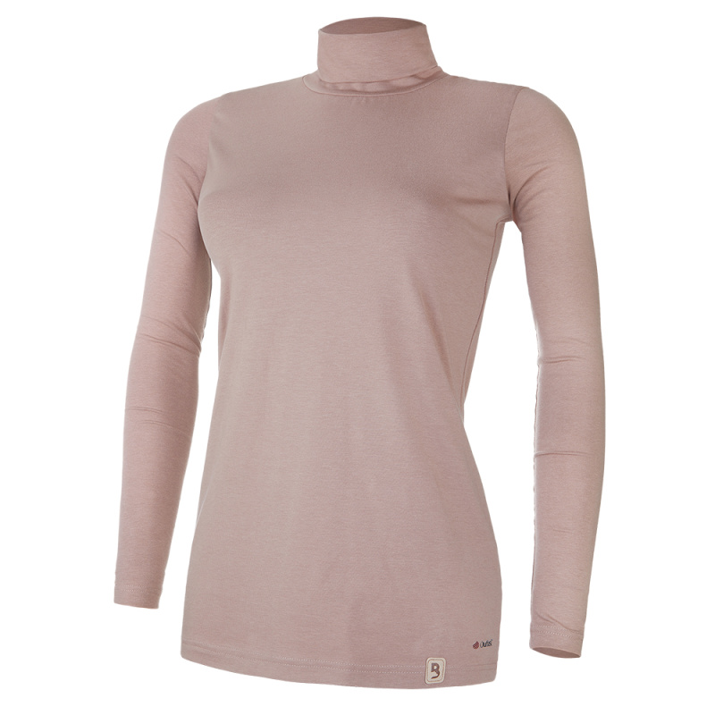 BARIDI wear Tričko dámské rolák DR tenké Outlast® - oříšková Velikost oblečení: L