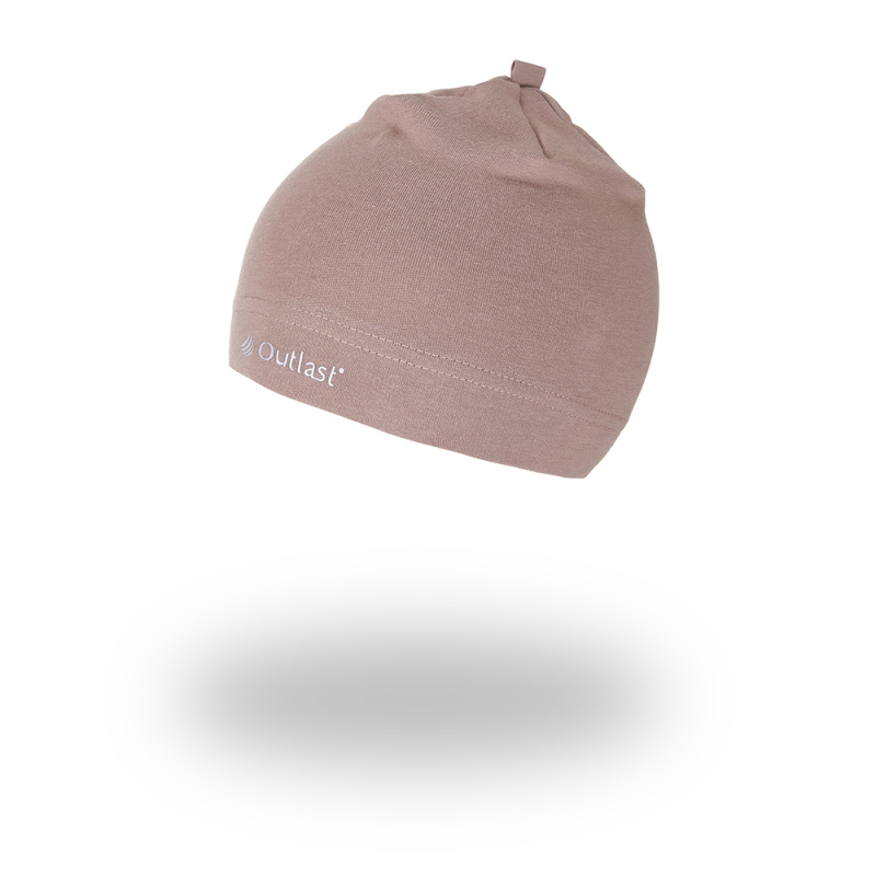 Little Angel Čepice smyk natahovací Outlast ® - oříšková Velikost čepic: 3 | 42-44 cm