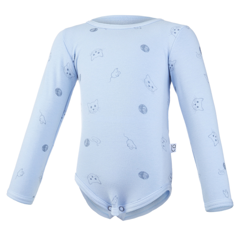 Little Angel Body tričko smyk TISK Outlast® - sv.modrá koťátka Velikost oblečení: 92