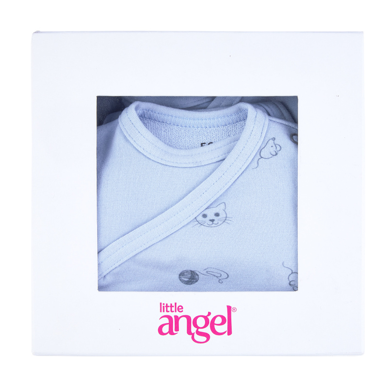 Little Angel Sada body smyk zavinovací DR Outlast® - sv.modrá Velikost oblečení: 68