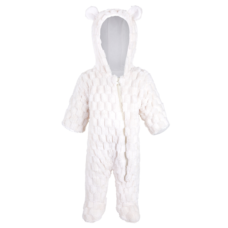 Little Angel Overal MAZLÍK Outlast® - smetanová/bílá káva Velikost oblečení: 68