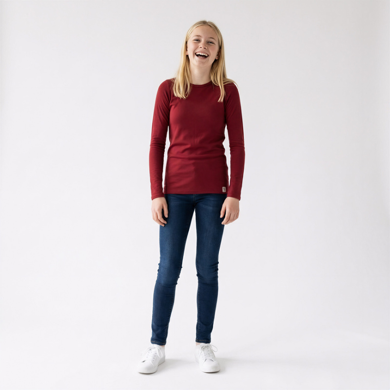 BARIDI wear Tričko smyk DR Outlast® - scarlet Velikost oblečení: 134