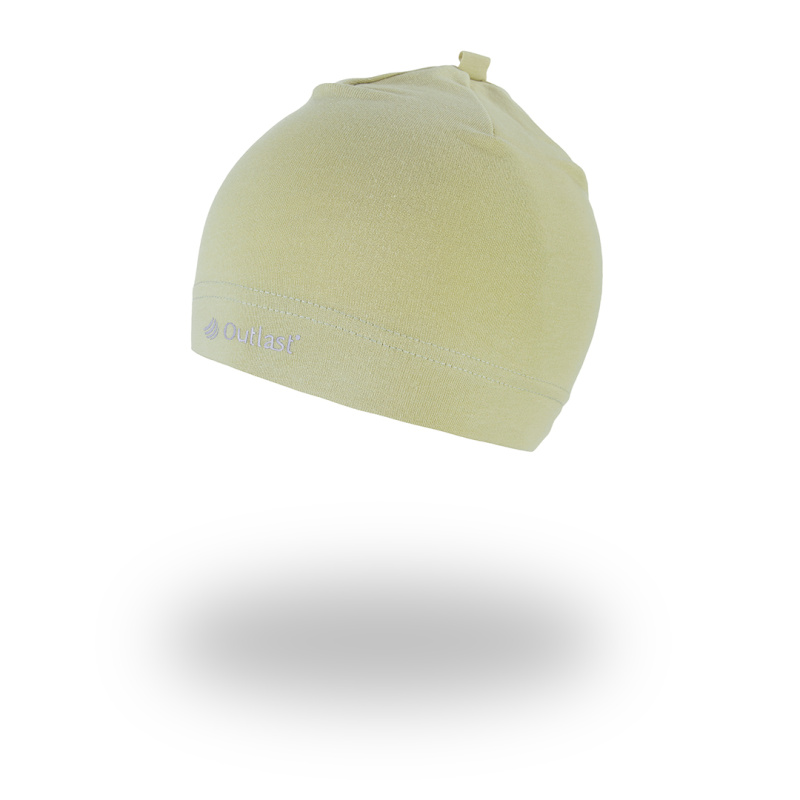 Little Angel Čepice smyk natahovací Outlast ® - sv.matcha Velikost čepic: 6 | 54-57 cm