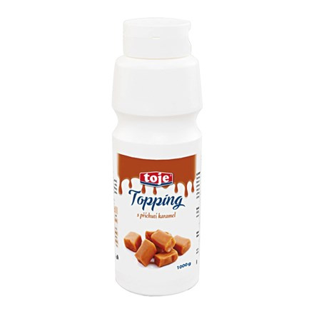 toje Topping příchuť karamel 1 kg