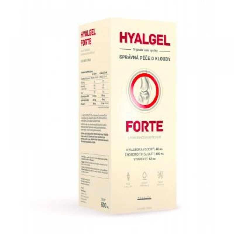 HYALGEL Forte pomeranč 500 ml