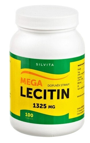 SILVITA Mega LECITIN 1325 mg 100 tobolek