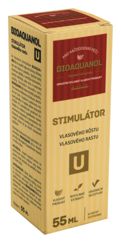 BIOAQUANOL U Stimulátor vlasového růstu 55 ml