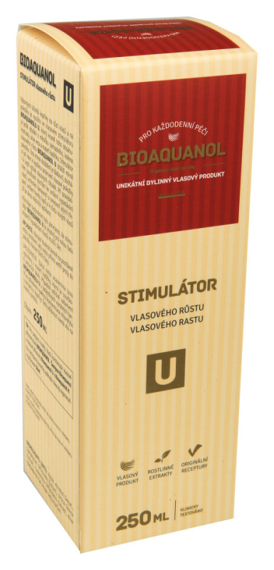 BIOAQUANOL U Stimulátor vlasového růstu 250 ml