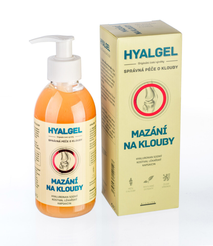 HYALGEL Mazání na klouby 250 ml