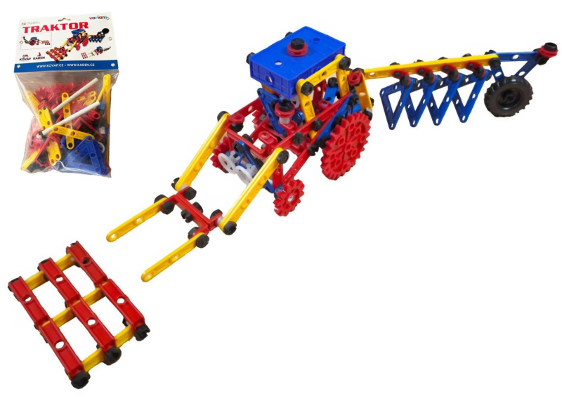 Variant mini traktor – polytechnická stavebnice 209 dílů