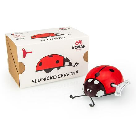 Kovap Beruška na klíček sluníčko červené