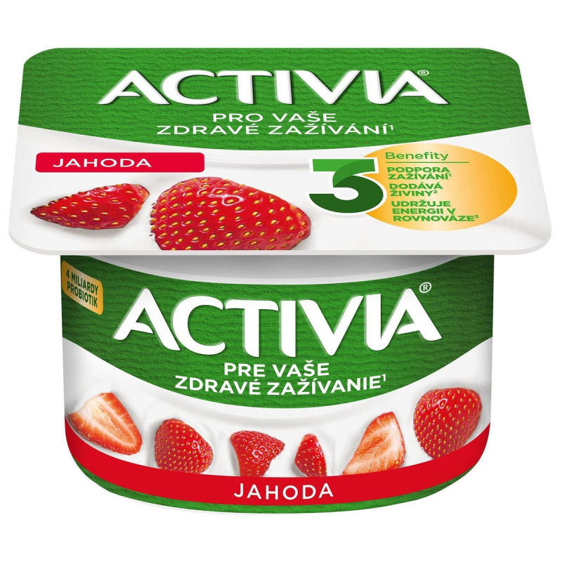 Activia Probiotický jogurt jahoda