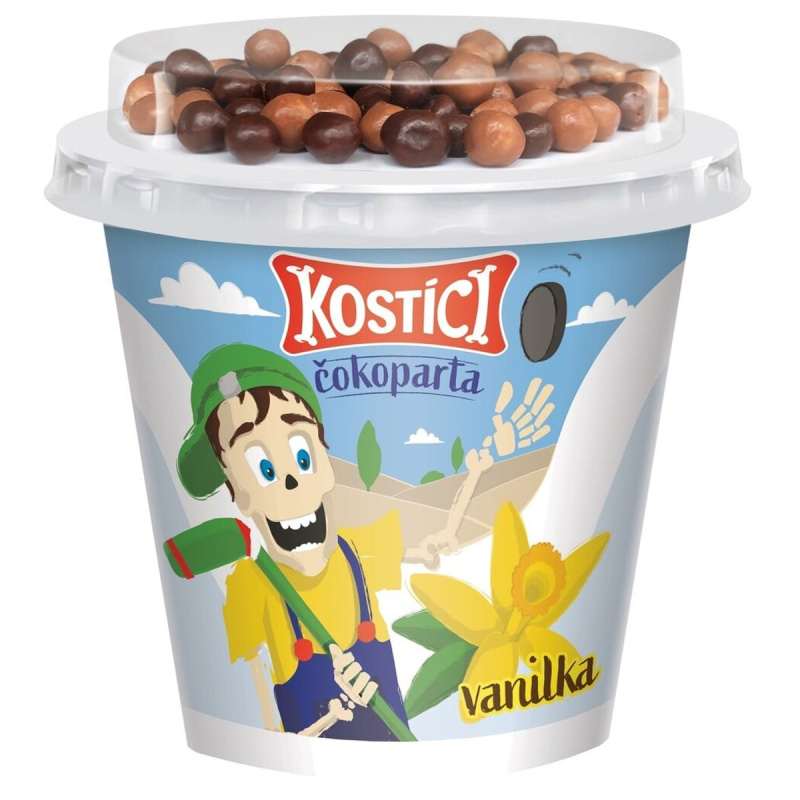 Kostíci Čokoparta jogurt vanilkový