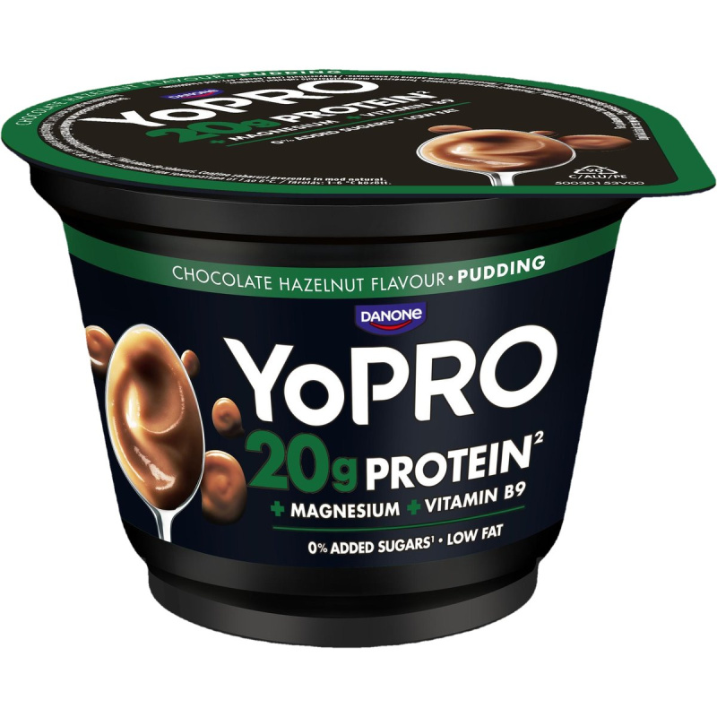 Danone YoPRO Protein puding s čokoládovo-lískooříškovou příchutí