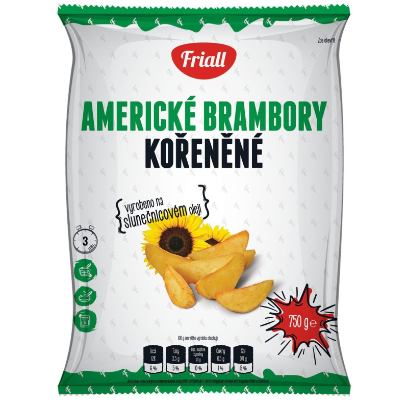 Friall Americké brambory do trouby kořeněné
