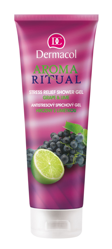 Dermacol Aroma Ritual Grape & Lime antistresový sprchový gel 250 ml