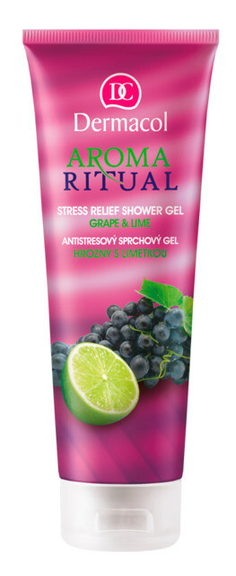 Dermacol Aroma Ritual Grape & Lime antistresový sprchový gel 250 ml