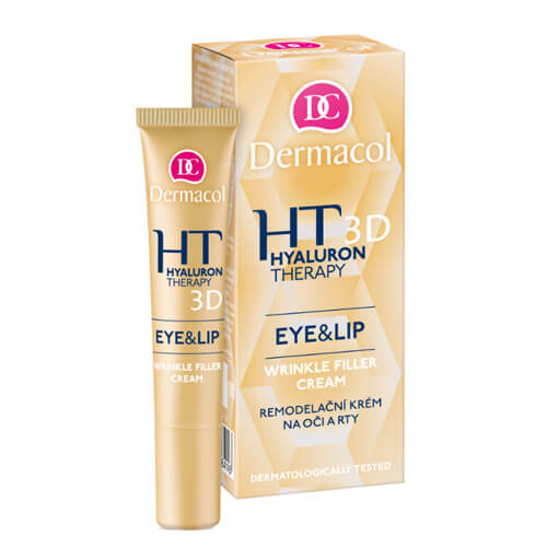 Dermacol Hyaluron Therapy 3D remodelační krém na oči a rty 15 ml