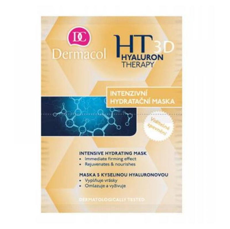 Dermacol Hyaluron Therapy 3D intenzivní hydratační maska s kyselinou hyaluronovou 16 g