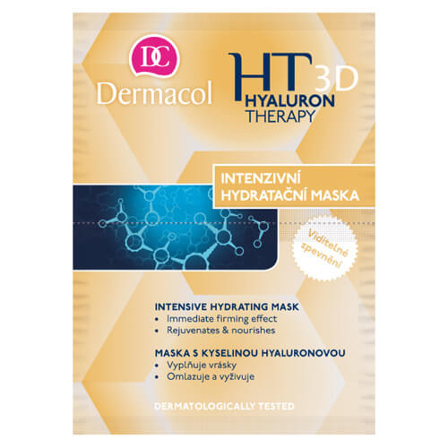Dermacol Hyaluron Therapy 3D intenzivní hydratační maska s kyselinou hyaluronovou 16 g