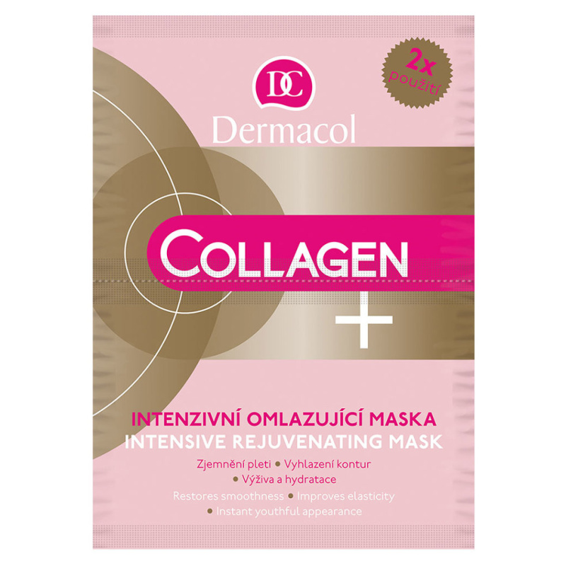 Dermacol Collagen + omlazující maska 2 x 8 g