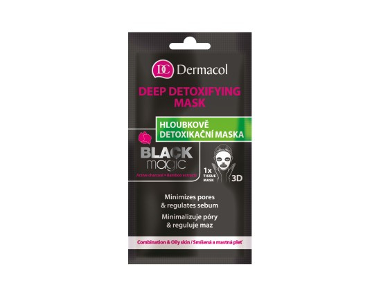 Dermacol textilní detox maska 2x8g BlMag