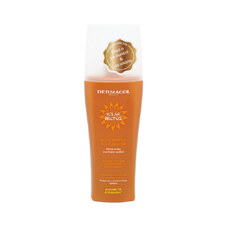 Dermacol Sun Solar Bronze tělové mléko urychlující opalování 200 ml