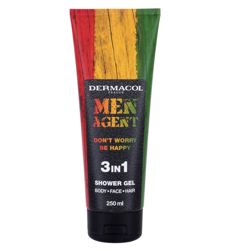 Dermacol Men Agent Don´t Worry Be Happy sprchový gel 3 v 1 250 ml