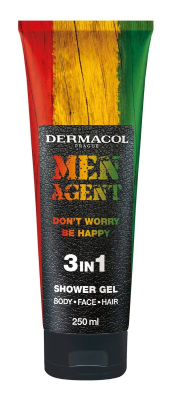 Dermacol Men Agent Don´t Worry Be Happy sprchový gel 3 v 1 250 ml