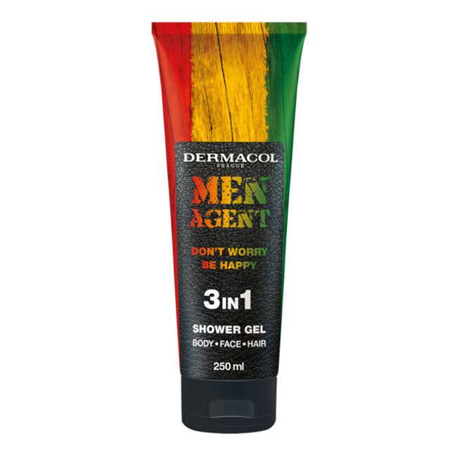 Dermacol Men Agent Don´t Worry Be Happy sprchový gel 3 v 1 250 ml