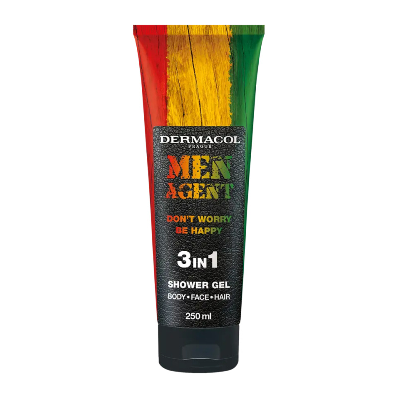 Dermacol Men Agent Don´t Worry Be Happy sprchový gel 3 v 1 250 ml