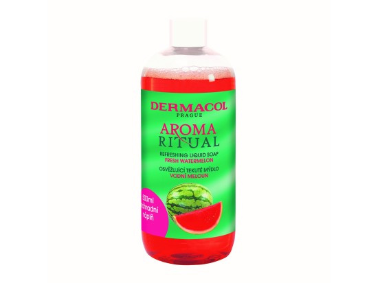 Dermacol Aroma Ritual Fresh Watermelon tekuté mýdlo na ruce náhradní náplň 500 ml