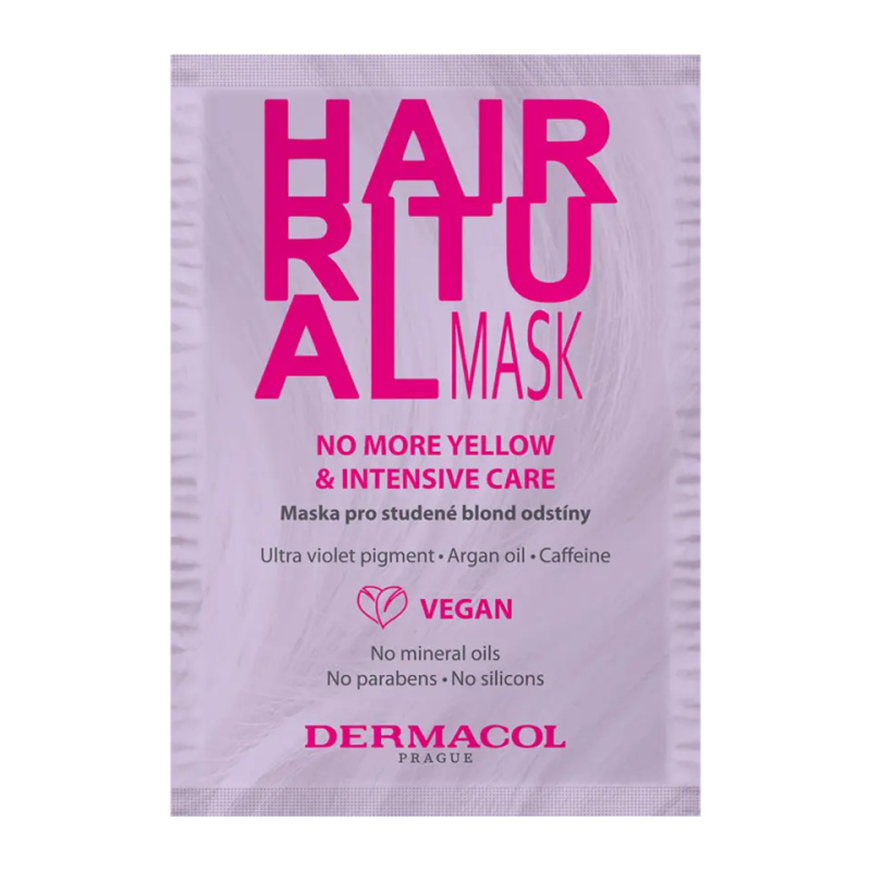 Dermacol Hair Ritual maska pro studené odstíny blond 15 ml