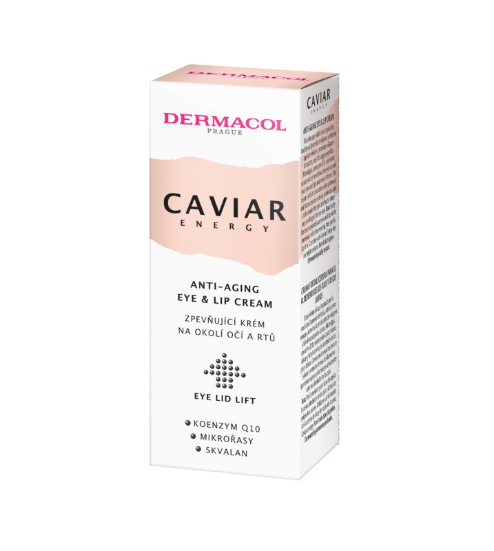 Dermacol Caviar Energy protivráskový krém na okolí očí a rtů 15 ml