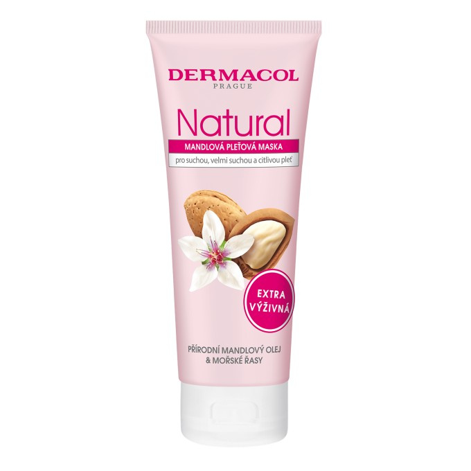Dermacol Natural výživná krémová maska pro citlivou velmi suchou pleť 100 ml