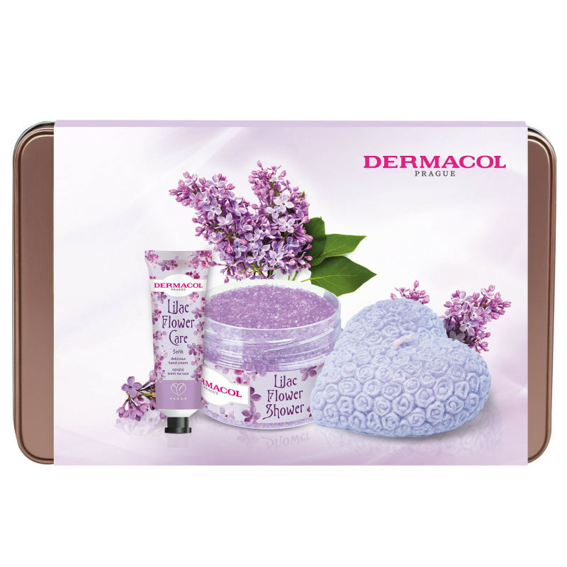Dermacol Flower Shower Dárková sada Šeřík 3 ks