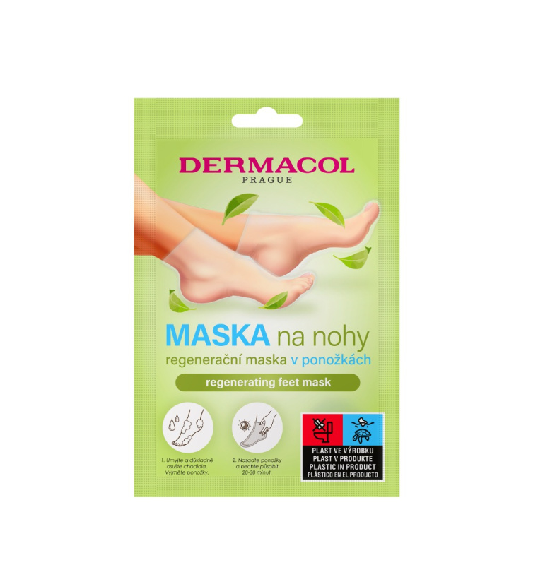 Dermacol Feet Mask hydratační ponožky s regeneračním účinkem 1 ks