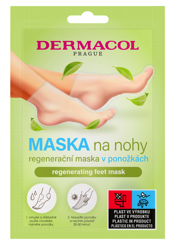 Dermacol Feet Mask hydratační ponožky s regeneračním účinkem 1 ks