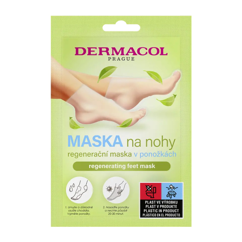 Dermacol Feet Mask hydratační ponožky s regeneračním účinkem 1 ks