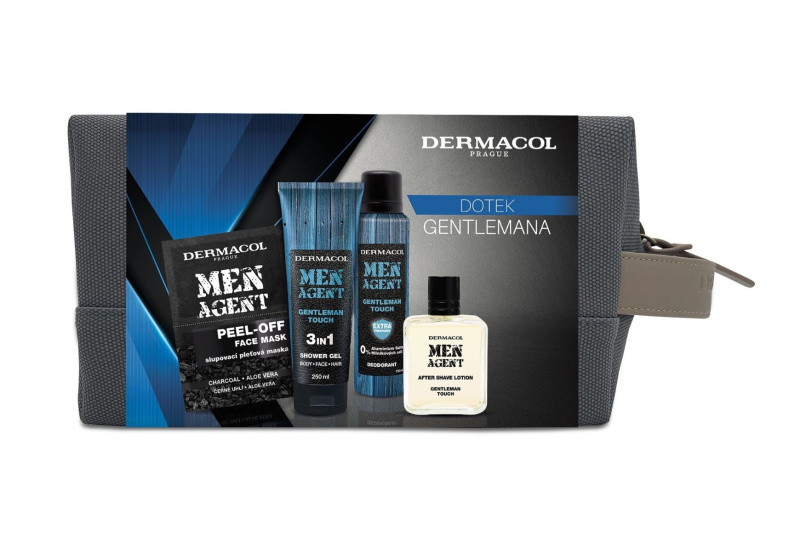 Dermacol Men Agent Gentleman Touch dárková sada na tělo a obličej pro muže