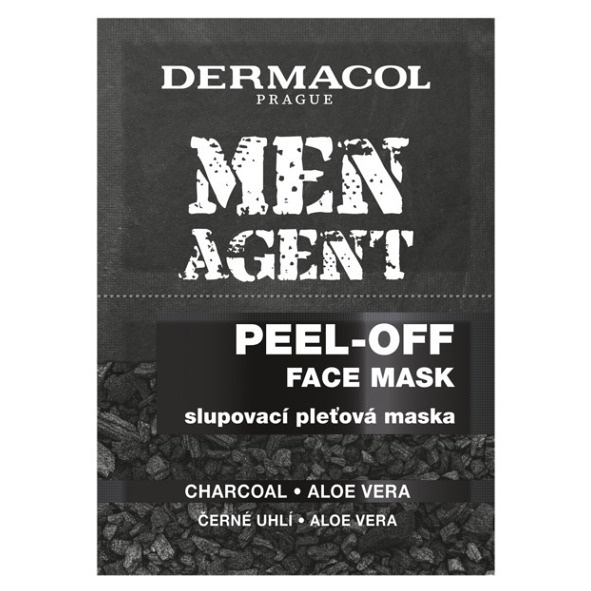 Dermacol Men Agent slupovací maska proti černým tečkám s aktivním uhlím pro muže 15 ml
