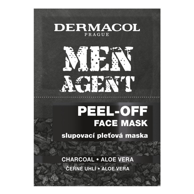 Dermacol Men Agent slupovací maska proti černým tečkám s aktivním uhlím pro muže 15 ml