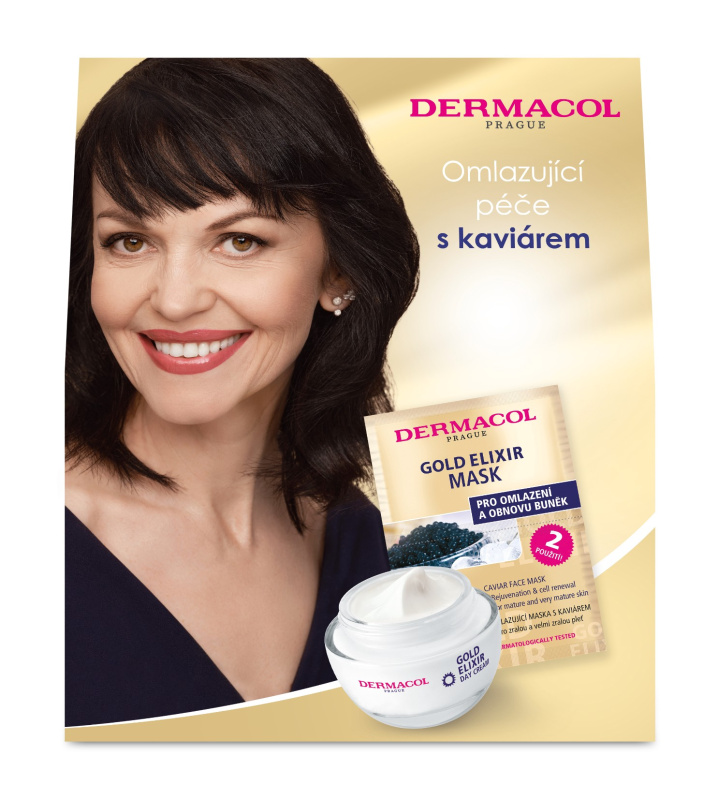 Dermacol Gold Elixir Dárková sada 3 ks