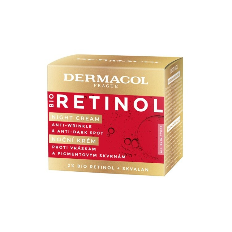 Dermacol Bio Retinol omlazující noční krém s retinolem 50 ml