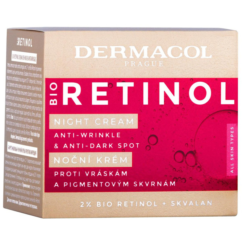 Dermacol Bio Retinol omlazující noční krém s retinolem 50 ml