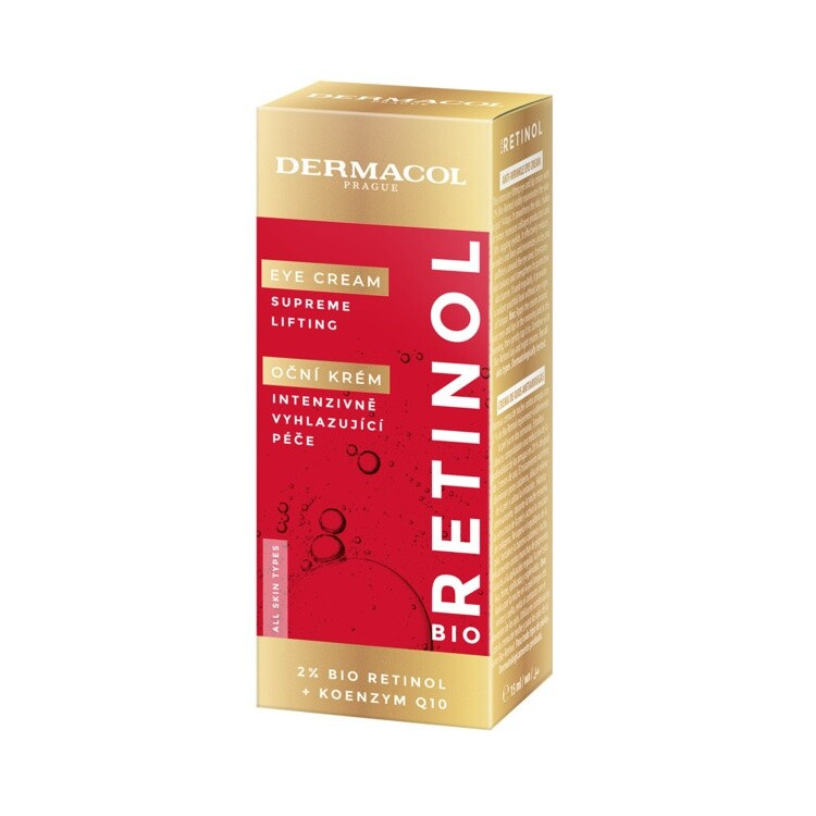 Dermacol Bio Retinol omlazující krém na kontury očí a rtů 15 ml