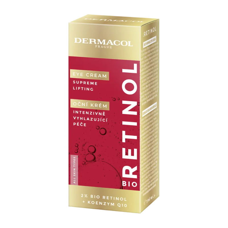 Dermacol Bio Retinol omlazující krém na kontury očí a rtů 15 ml