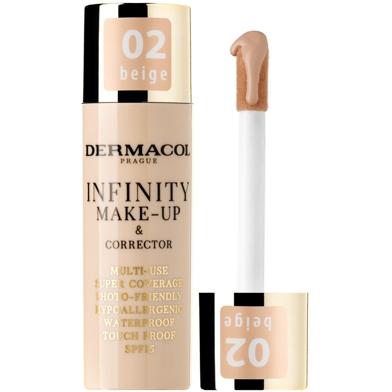Dermacol Infinity make-up a korektor 02 Beige